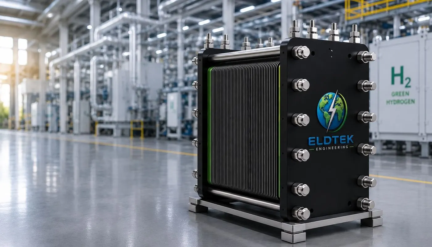 AEM and PEM electrolyzer stack in a hydrogen production hall